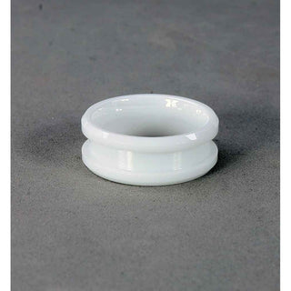 White Ceramic Inlay Comfort Ring Cores