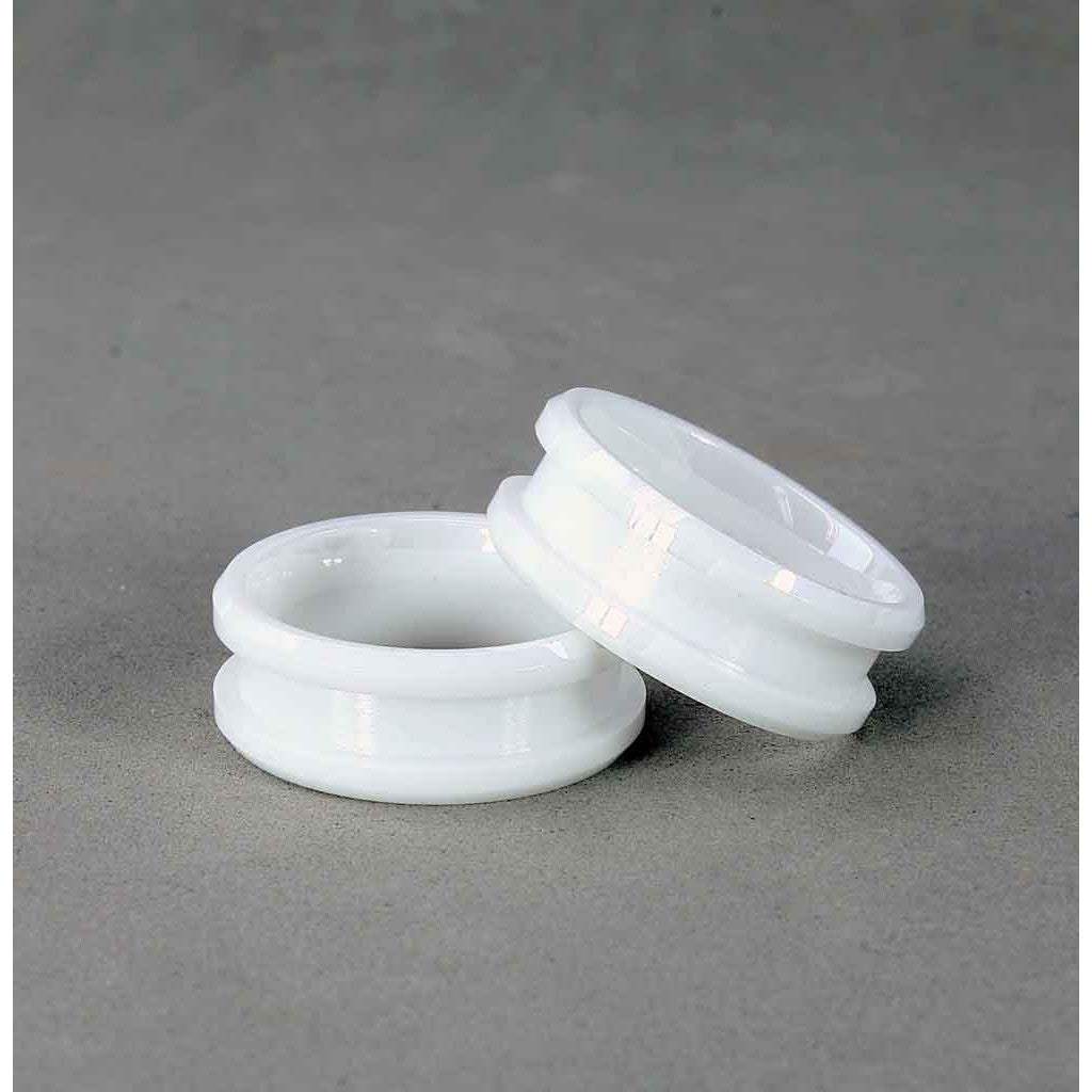 Inlay Comfort Ring Core - White Ceramic | ExoticBlanks