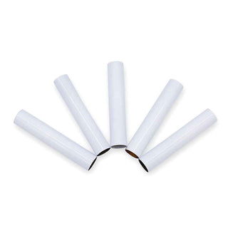 White Enamel Tubes - Sierra (5 Pack)