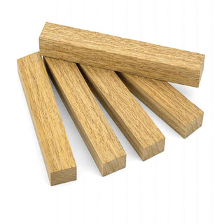 Premium White Limba pen blanks with attractive natural grain and light golden coloration, perfect for handcrafted pens and woodworking.