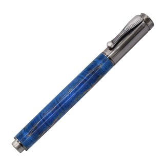 Eco Zen Rollerball Pen Kit with magnetic cap and masculine hex accent on the cap. A budget-friendly rollerball kit. Antique Gun Metal