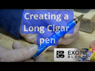 Video of turning and assembly of the sleek cigar pen kit.