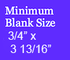 Pen Blank Size