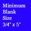 Pen Blank Size 3/4x5